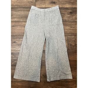 Harvey Faircloth High Waist Wide Leg Pants Gray Women's Size Large Front Pockets